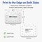 2-1/2" x 3-1/2" Rectangle Rounded Corners, Glossy White Business Cards